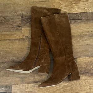 Steve Madden Chestnut Suede Over-the-Knee Boots